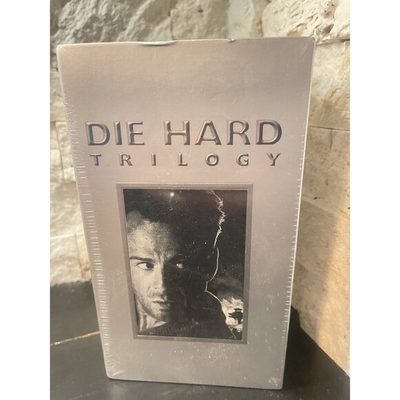 Other - Die Hard Trilogy Collection (VHS, 1996, 3-Tape Set) Bruce Willis New Sealed Mark